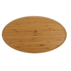 Set Of 3 Bamboo 3 Section Platter 14" inch X 8" inch | For Appetizers / Barbecue / Burger Sliders