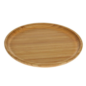 Bamboo Round Platter 14" inch | For pizza / Barbecue / Steak