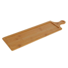 Set Of 5 Bamboo Tray 18" inch X 4.75" inch | For Appetizers / Barbecue / Burger Sliders