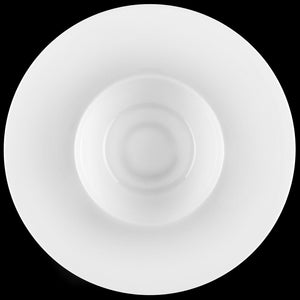 White Deep Plate 9" inch | 22.5 Cm 14 Oz | 400 Ml