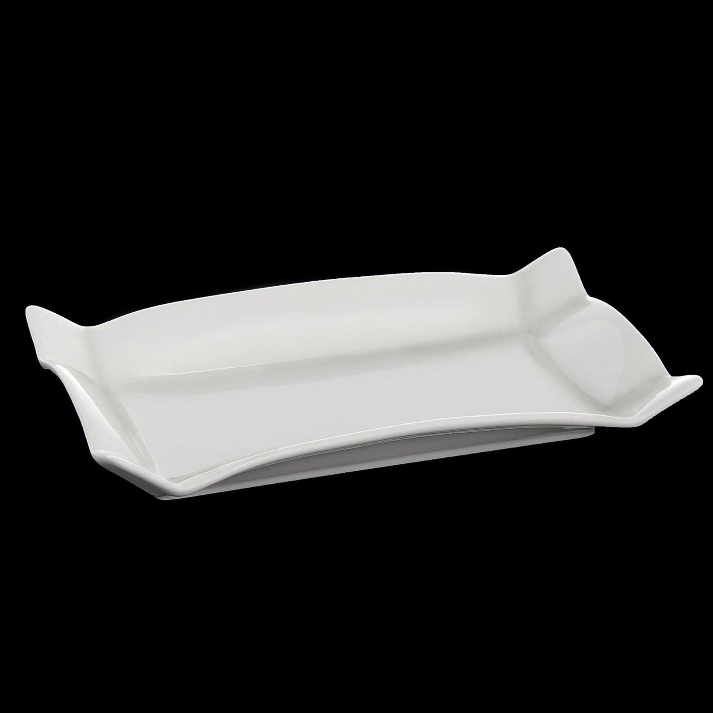 Rectangle White Platter 7.75" inch X 4" inch | 19.5 X 10 Cm