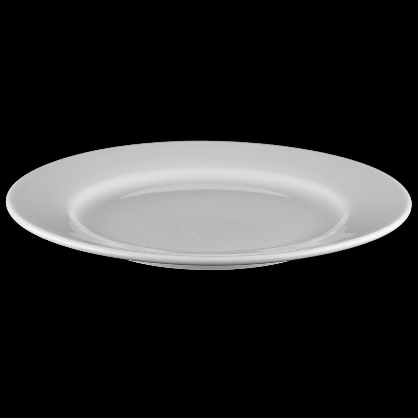 Professional Rolled Rim White Dessert Plate 7" inch | 18 Cm