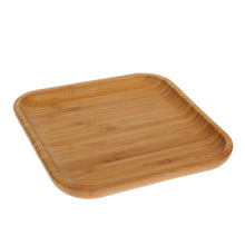 Set Of 6 Bamboo Square Plate 8" inch X 8" inch | For Appetizers / Barbecue
