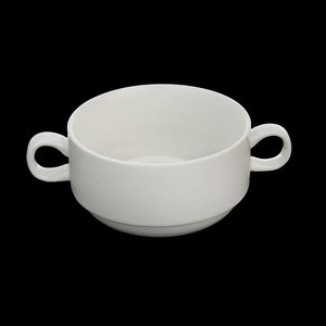 Set Of 4 White Soup Cup 4" inch | 10 Cm 10 Fl Oz | 300 Ml