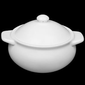 Set Of 2 White Baking Pot 21 Oz | 620 Ml