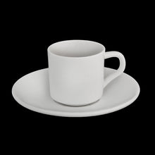 Fine Porcelain 3 Oz | 90 Ml Coffee Cup & Saucer WL-993007AB
