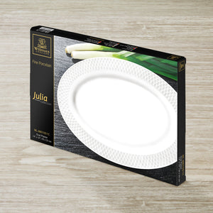 Fine Porcelain Oval Platter 14" X 10" | 35 X 25 Cm In Gift Box WL-880103/1C