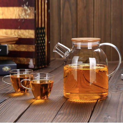 Thermo Glass Teapot 54 Fl Oz | High temperature and shock resistant